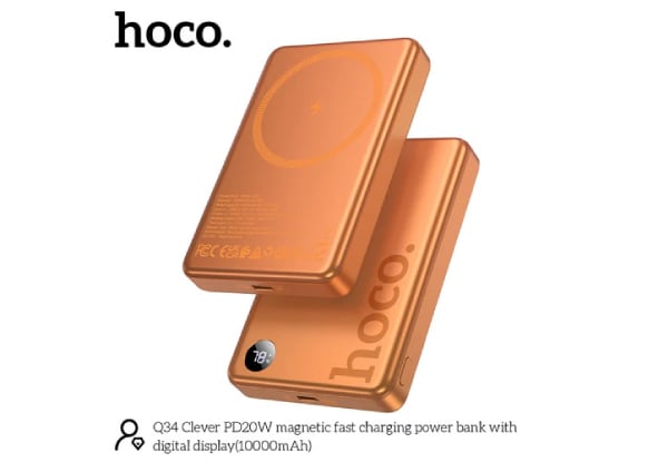 Hoco 10000mAh Magnetic Wireless Super Fast PowerBank — photo 7