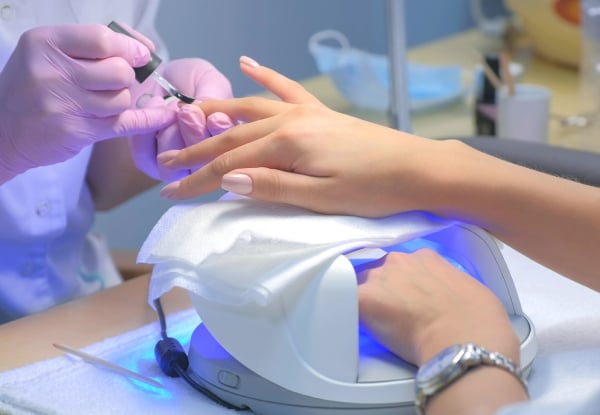 Full Manicure with Gel Polish - Options for Spa Pedicure with Regular Polish, Spa Pedicure with Gel Polish, Manicure & Pedicure Combo & Nail Extensions — photo 2