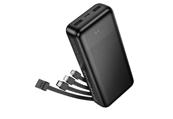 Titan PowerUp 20000mAh Powerbank with 4 Built In Cables Black — photo 3