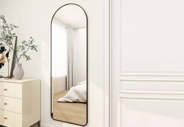 Aluminium Alloy Frame Arched Mirror - Two Sizes Available — photo 2