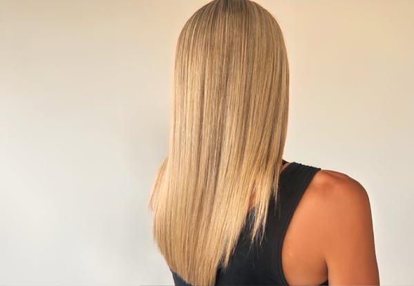 Express Defrizz Nanoplasty, Haircut & Finish - Option for Smooth & Straight Nanoplasty, Haircut & Finish with Four Length Options