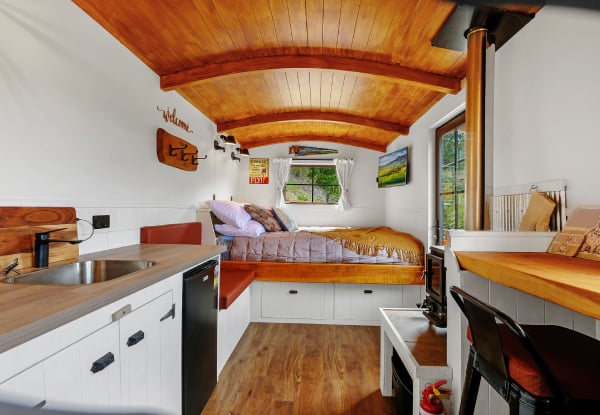 Two-Night Hanmer Springs Boutique Retreat for Two at The Shepherds Hut incl. Outdoor Woodfired Bath & Mountain Views - Option for Three Nights - Valid Sunday to Thursday Nights (50% Off) — photo 5