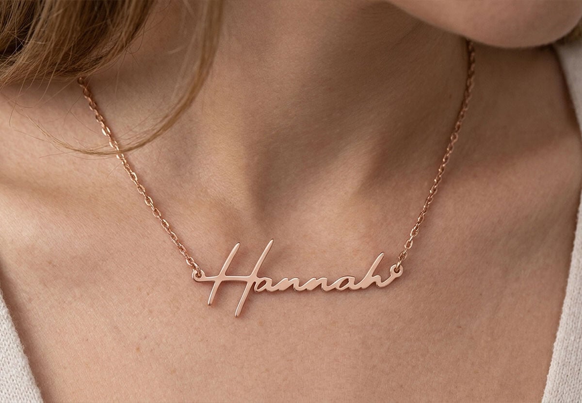 Custom Name Necklace — photo 7