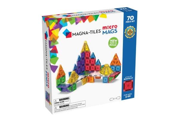 Magna-Tiles 70-Piece Micromags Set - Option for Two Sets