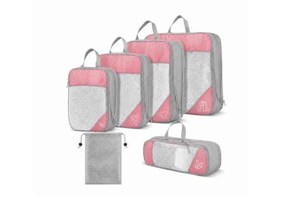 Six-Piece Compression Packing Cubes Travel Organiser Set - Available in Four Colours — photo 3
