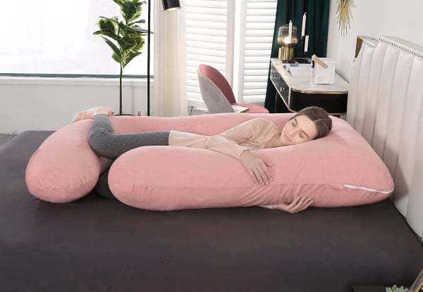 U-Shape Pregnancy Full Body Pillow - Available in Two Colours — photo 4