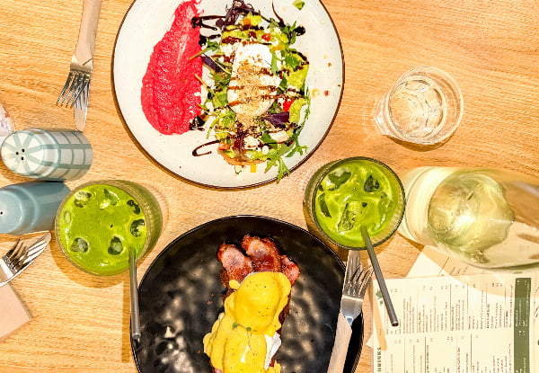 Two Mains & Two Drinks for Two People at TRA Coffee and Eatery