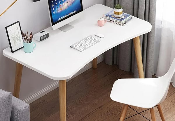 100cm White Office Desk