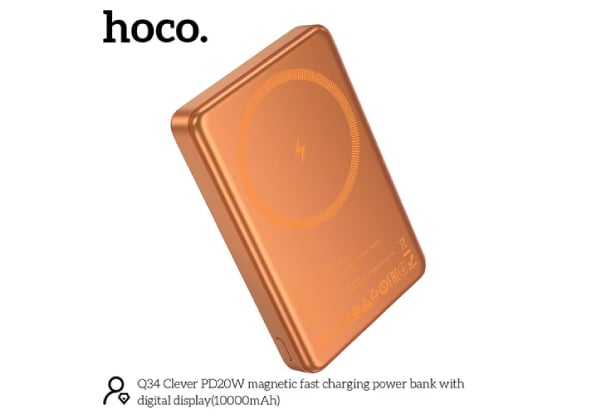 Hoco 10000mAh Magnetic Wireless Super Fast PowerBank — photo 5