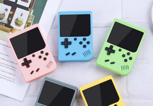 500 in 1 Handheld Gaming Console - Blue — photo 3