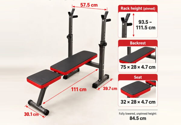 Multifunction Foldable Weight Bench — photo 3