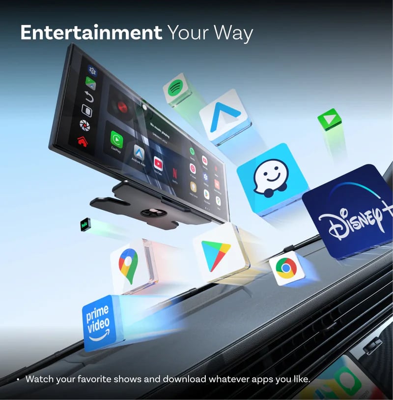 Ottocast OttoScreen AI Wireless CarPlay & Android Auto Display — photo 4
