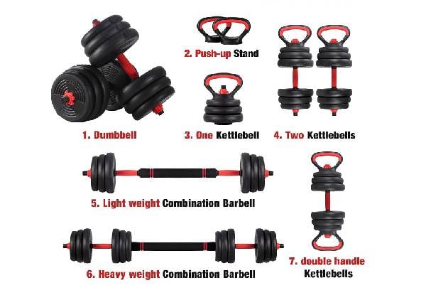 Four-in-One Adjustable Dumbbell Set - Option for 20kg, 30kg or 40kg — photo 6
