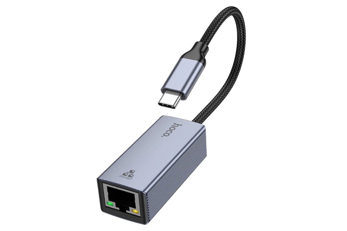 Hoco USB-C to RJ45 Gigabit Ethernet Adaptor — photo 6