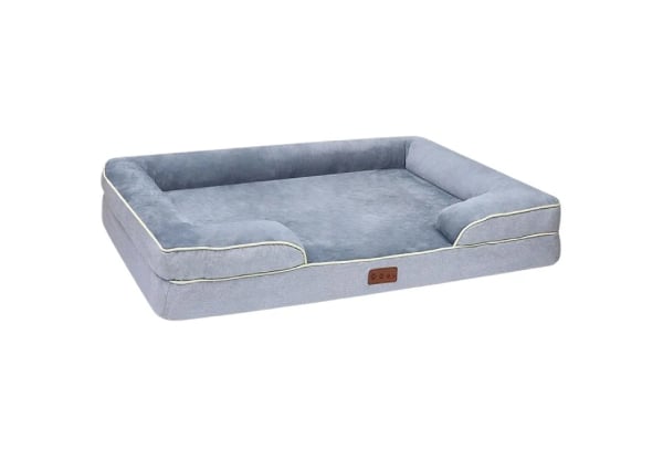 Orthopedic Memory Foam Dog Bed with Bolster Sides - Available in Four Sizes — photo 2