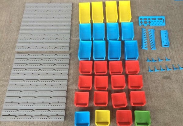 $36.90 for a 44-Piece Wall-Mounted Storage Bin Rack — photo 9
