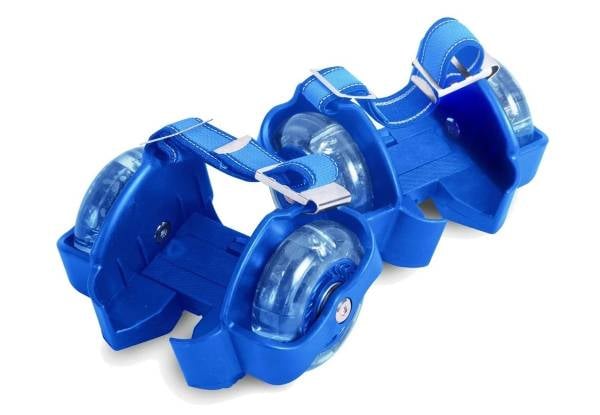 Zinc Street LED Skate Gliders with ABEC 5 Bearings - Blue — photo 2