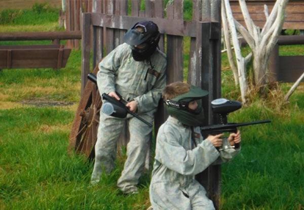 Kids' Paintball Grunt Pack incl. Entry, Gun, Mask & 200 Paintballs — photo 4