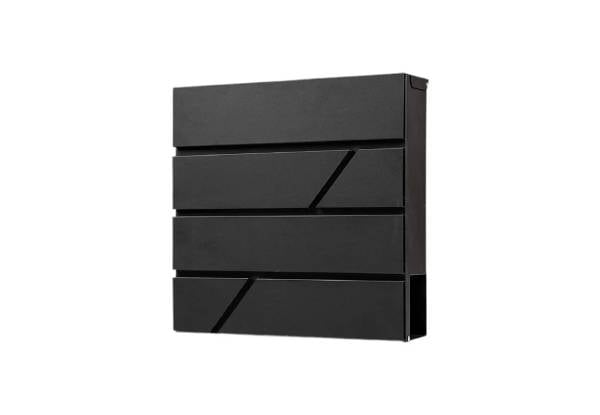 Large Capacity Mailbox with Newspaper Holder