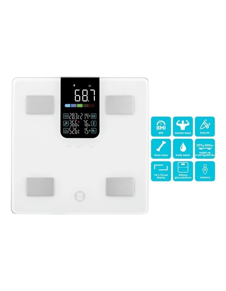 WeightWatchers Colour Body Analysis Bathroom Scale — photo 3