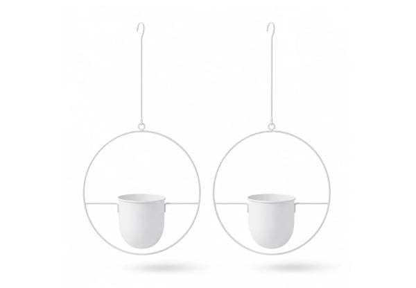 Two Minimalist Round Plant Hanger - Available in Three Colours — photo 5