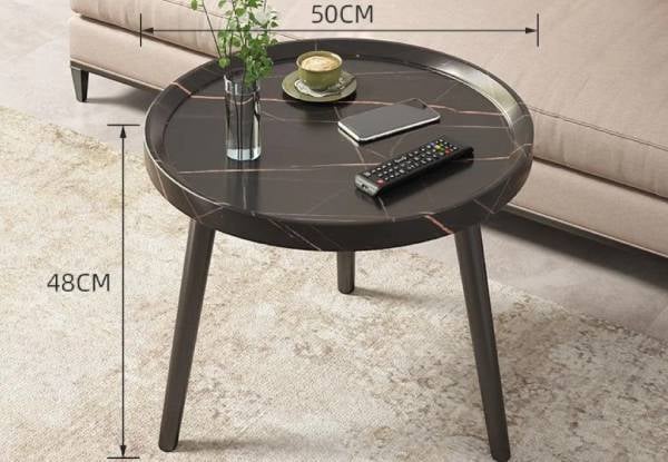 Round 50cm Coffee Table - Three Colours Available — photo 7