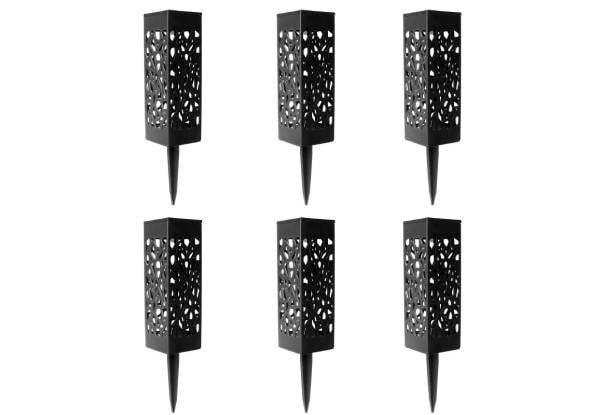Six-Piece Solar-Powered LED Garden Lights