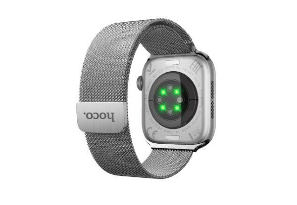 Nexus Pulse IPX6 Water-Resistant Smartwatch iOS Android Silver — photo 3