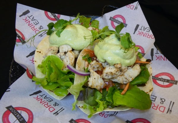 Taco Lunch at The Station Bar & Bistro - Option to Add Fries