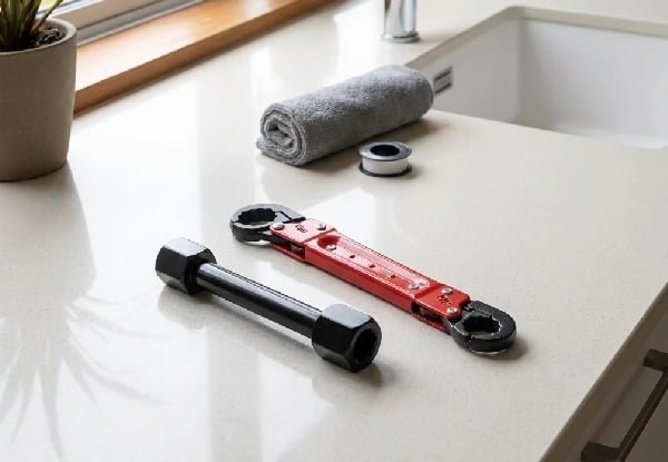 Plumbing Double-Ended Pipe Wrench Set — photo 2