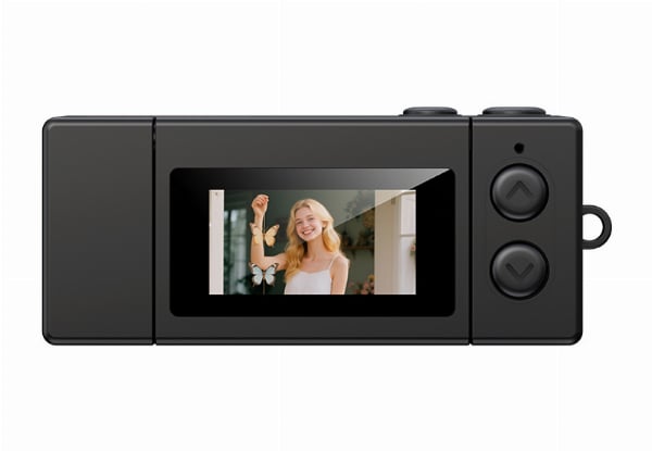 Retro HD 12MP Vintage Mini Digital Camera Black — photo 3