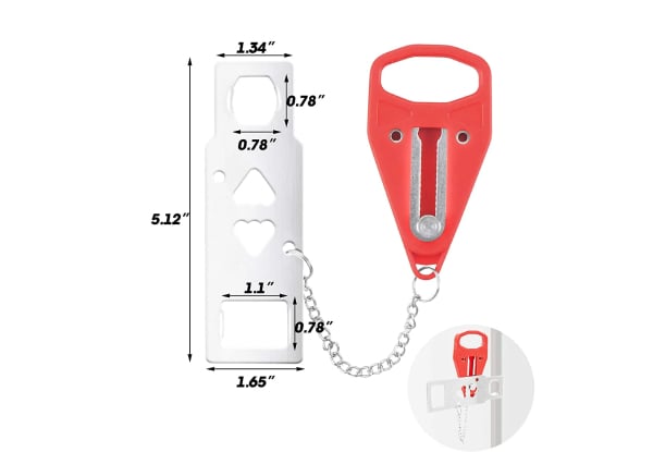 Portable Traveling Safety Door Lock — photo 2