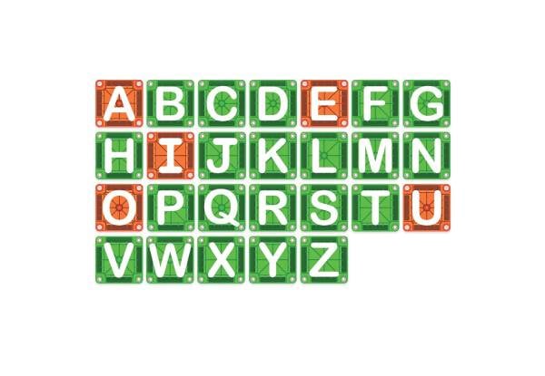 Magna-Tiles 56-Piece Learn Letters - Option for Two — photo 3