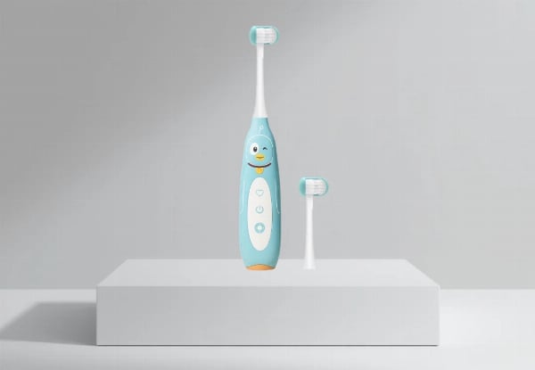 Three-Sided Kids Electric Toothbrush Bundle - Available in Three Colours — photo 4