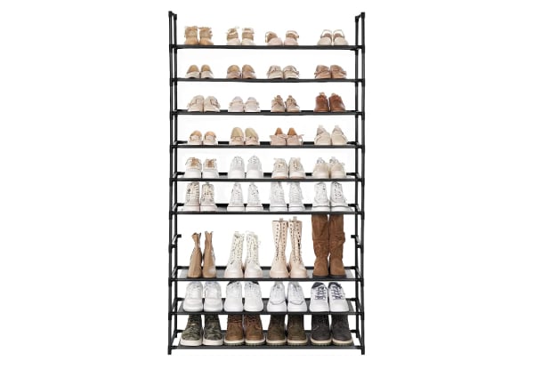 10-Tier Extra Wide Shoe Rack — photo 3