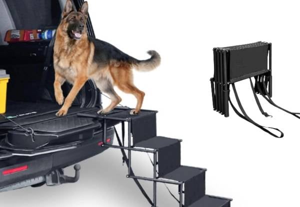 Four-Step Foldable Dog Stairs — photo 2
